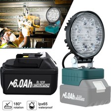 Arbeitsleuchte Für Makita Akku LED 18V Strahler Licht Taschenlampe Li-ion / Akku