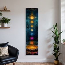 Leinwanddruck Chakra Wandkunst