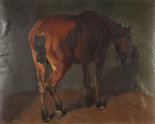 EMIL SQUINDO ~ Pferd im Stall