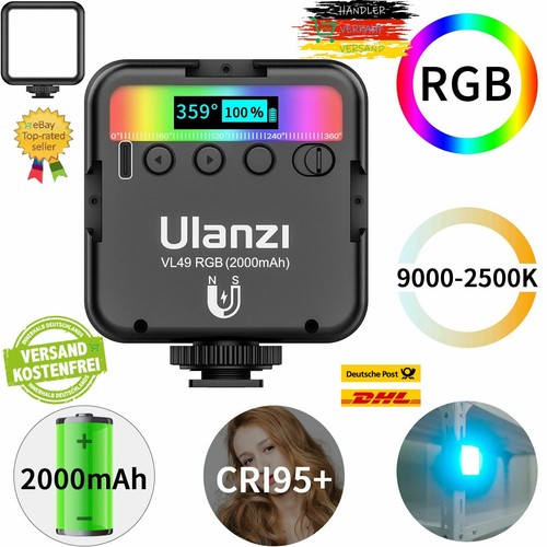 Led videoleuchte rgb ulanzi - led,