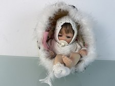 Künstlerpuppe Inge Tenbusch Porzellan Puppe 37 cm. Top Zustand. 