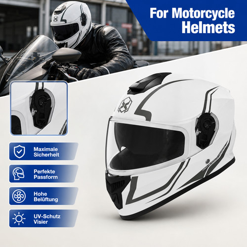 Motorradhelm doppelvisier - motorradhelm,
