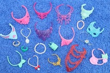 BARBIE SCHMUCK S8 PRINZESSIN DIADEM TIARA ARMREIF KETTE ARMBAND PERLENKETTE EDEL