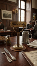 Antik stammtisch aufsteller - stammtisch,
