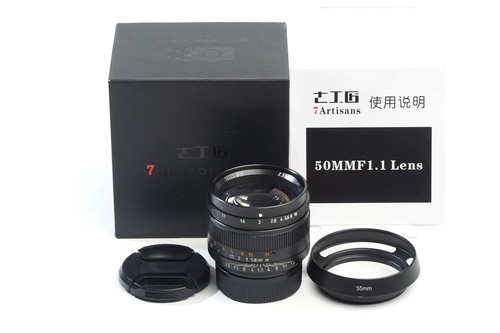 7artisans 50mm black f - 1.1/50mm,