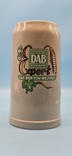 DAB Dortmunder Export Das Bier 1l Bierkrug alt Glas Bier Brauerei Krug