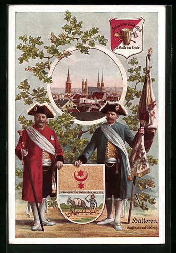 Halle saale ansichtskarte - halle,