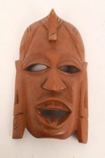 afrikanische Wandmaske Gesicht