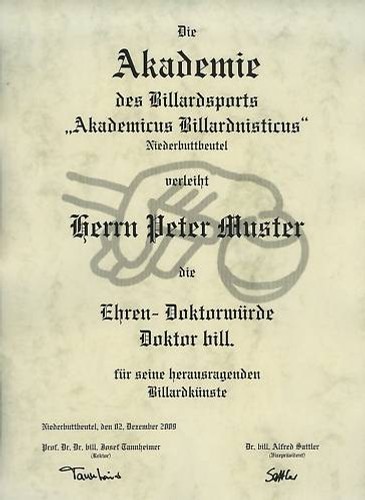 Diplom urkunde ehren - diplom, doktor