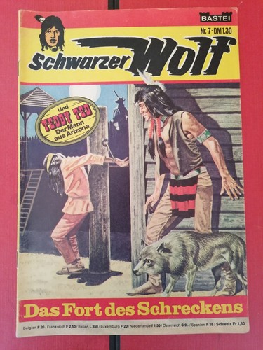 Bastei heft schwarzer wolf - schwarzer,