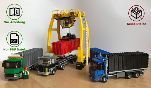 Lego hafen logistik container - lego,