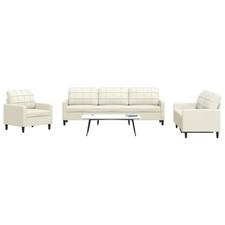 vidaXL 3-tlg. Sofagarnitur mit