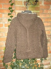 Wolljacke Kinder braun