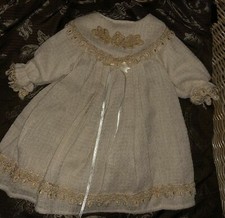 Leinen Kleid Beige, 50 cm 