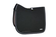 EQUINOS Schabracke Dressurschabracke Schwarz mit extra hohem Widerrist 