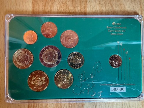 Lettland euro kursmünzensatz - lettland, euro-kursmünzensatz