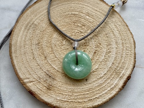 Natürliche jade halskette - natürliche,