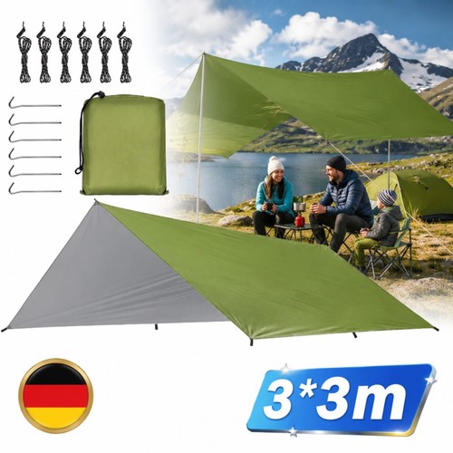 Zeltplane 3x3m wasserdicht - zeltplane,