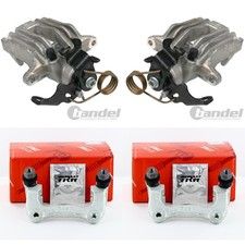 2x BREMSSATTEL + HALTERUNG HINTERACHSE passend für VW PASSAT B5 AUDI A4 B5 A6 C5