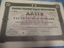 Dokument , historisch , Aktie