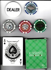 Pokerkoffer Pokerset Laserchips Pokerkarten