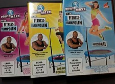 Fitness Trampolin Power Maxx rot/Basic gelb/Fortgeschrittene blau/Professional b