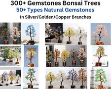 300 + Edelsteine Bonsai Baum