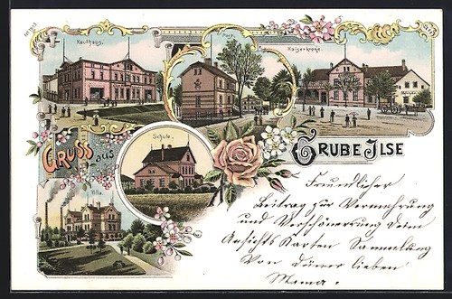 Lithographie grube ilse - lithographie,