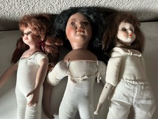 Vintage Puppen Porzellankopf