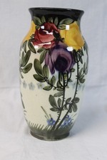 Jugendstil Fayence Vase H