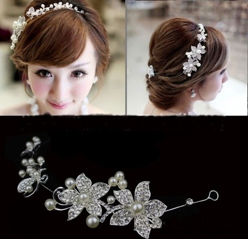 Hochzeit braut haarband - hochzeit, perlen