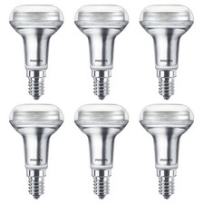 6 x Philips LED Lampen Glas