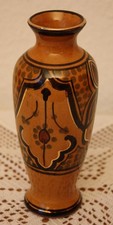Keramikvase Vase Blumenvase Keramik 15,5 cm - Orient Handarbeit Tunesien