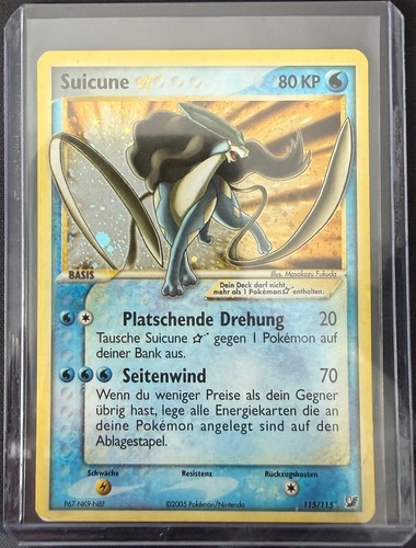 Suicune gold star - gold, ex
