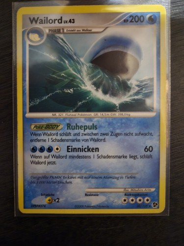 Pokémon tcg wailord 106 - tcg, 30/106