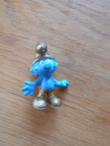 Schleich schlumpffigur gold - schleich, "gold"