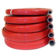 10m PE-Rohrisolierung Isolierschlauch Schutzschlauch Rohrdämmung Heizung rot