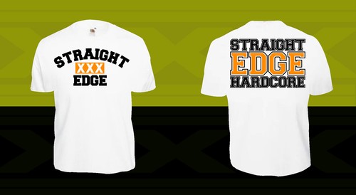 Straight edge shirt sxe xxx - t-shirt,