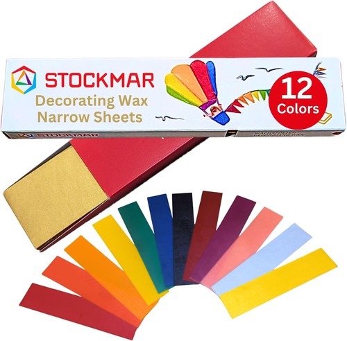 Wachsfolien 12 farben - wachsfolien,