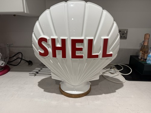 Shell benzin plexiglas pumpe - shell,