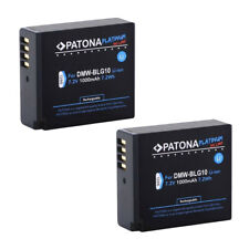 2x Akku für Panasonic DMW-BLG10 DMW-BLE9 DMC-GF3 Lumix DC-GX9 TZ202 DMC-GF5 GF6