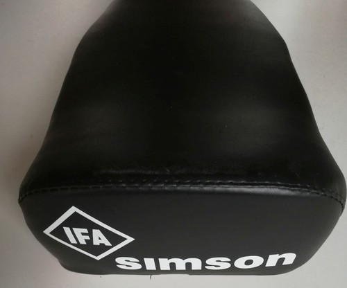 Seat smooth black - , without
