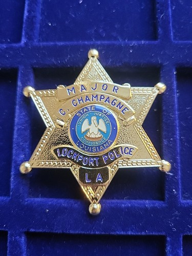 Obsolete police badge - police,