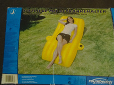 Badeinsel Sitzliege aufblasbar Luftmatratze ROYALBEACH inflatable Pool raft