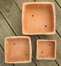 Pflanzschale eckig 3er set - pflanzschale,