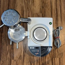 Tiefziehgerät von SCHEU-DENTAL TwinStar V mit Zubehör und Schienenmaterial 