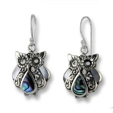 Eulen Ohrringe Hänger Echt