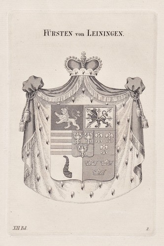 Leiningen wappen coat arms - leiningen, of