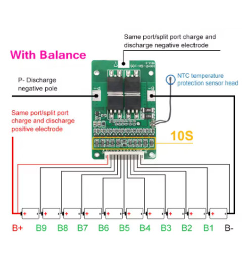 10s 42v 15a bms - 15a,