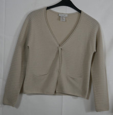LE TRICOT PERUGIA ITALY Traumhafte Strickjacke KASCHMIR + SEIDE + WOLLE  DE 36